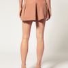 Asos Collection Asos Short with Pleats in Brown (taupe) - Lyst