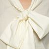 Asos Collection Asos Cotton Pussybow Blouse in Beige (cream) - Lyst