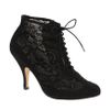 Asos Asos Acacia Lace Detail Ankle Boot in Black - Lyst
