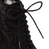 Asos Asos Acacia Lace Detail Ankle Boot in Black - Lyst