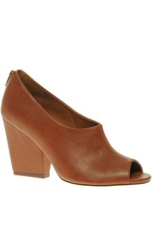 Asos Asos Salem Peep Toe High Vamp Heeled Shoe - Lyst