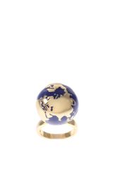 Kitson Enamel Globe Ring