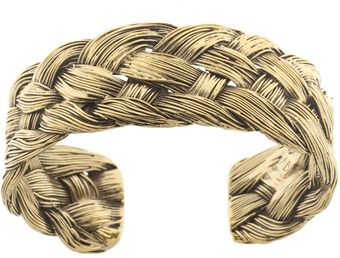 Aurelie Bidermann Braided Cuff - Lyst