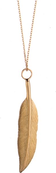 Aurelie Bidermann Gold American Indian Necklace (50cm Long) - Lyst