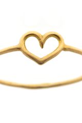 Aurelie Bidermann Heart Ring Gold