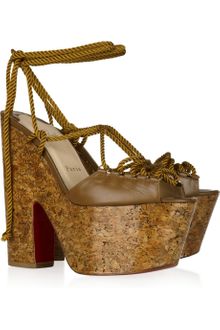 Christian Louboutin Jerry 160 Lace-up Leather Sandals - Lyst