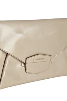 Givenchy Tan Leather Antigona Envelope Clutch - Lyst