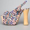 Jeffrey Campbell The Ringaling Shoe in Blue Green Combo in Blue (blue green) - Lyst