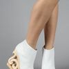 Jeffrey Campbell The Skate Shoe in White Leather in White - Lyst
