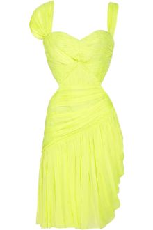 Matthew Williamson Summer Cutout Silk-chiffon Dress - Lyst