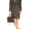 Miu Miu Glitterfinish Leather Pumps in Gold - Lyst