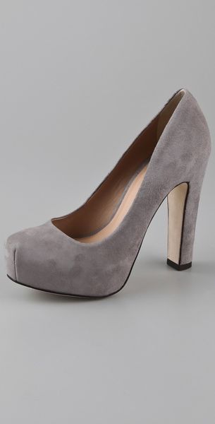  Irina Suede Platform Pumps 