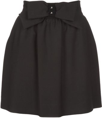 RED Valentino Bow Buckle Skirt - Lyst