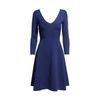 Reiss Fit and Flare Dress in Blue (indigo) - Lyst