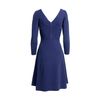Reiss Fit and Flare Dress in Blue (indigo) - Lyst