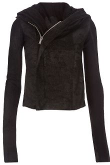 Rick Owens Leather Jacket - Lyst