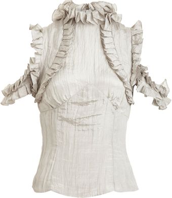 Rodarte x Opening Ceremony Crinkled Top - Lyst
