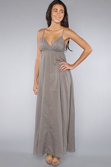 RVCA The Optic Maxi Dress in Smoke - Lyst