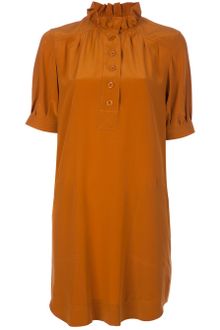 Sonia By Sonia Rykiel Ruffle Neck Dress - Lyst