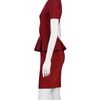 Stella Mccartney Peplum Dress in Red - Lyst