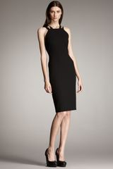 Versace Medusa Buttoned Sheath Dress