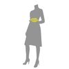 Lulu Guinness Acid Yellow Snakeskin Lips Clutch in Yellow - Lyst