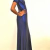 Peter Som Matte Sequin Gown in Blue (navy) - Lyst