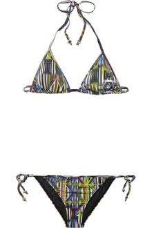 Matthew Williamson Ikat-print Triangle Bikini - Lyst