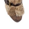 Ash Brown Emma Fur Buckle Boot in Brown - Lyst