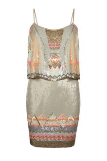 AllSaints Chan Vest Dress - Lyst
