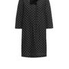 Jaeger Silk Blend Polka Dot Dress in Black - Lyst
