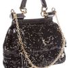 Dolce & Gabbana Mini Miss Sicily Handbag in Black - Lyst