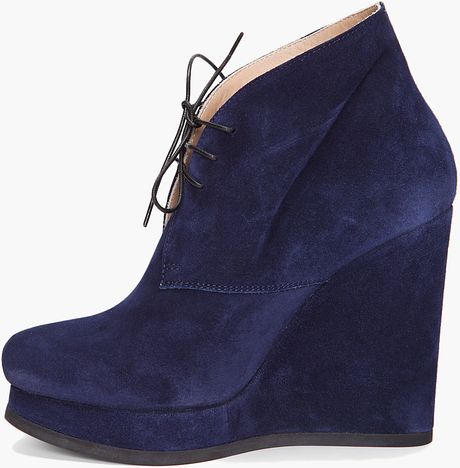jil sander wedge boots