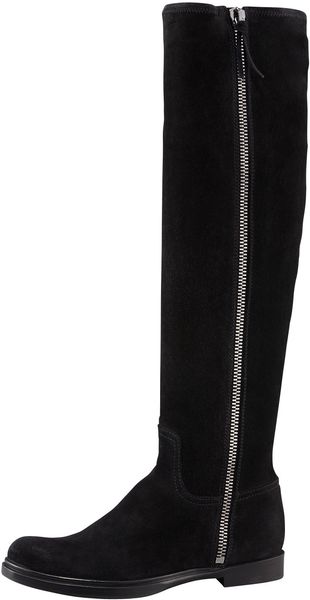  Tall Suede Zip Boot 