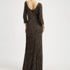 Theia Sequined Gown in Gold (bronze) - Lyst