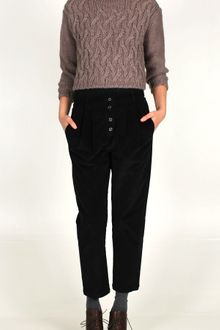 Tibi Stretch Corduroy Pant - Lyst
