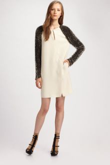 3.1 Phillip Lim Static Beaded-sleeve Dress - Lyst