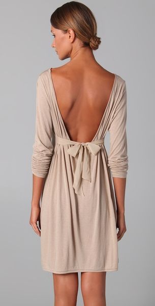 3.1 Phillip Lim Long Sleeve Tie Back Chemise - Lyst