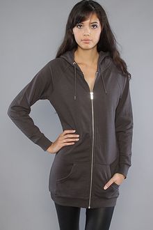 Cheap Monday The Basic Long Hoody in Charcoal - Lyst