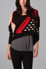 Diane Von Furstenberg Leena Cropped Sweater