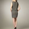 Graham & Spencer Draped Minidress in Gray (charcoal) - Lyst