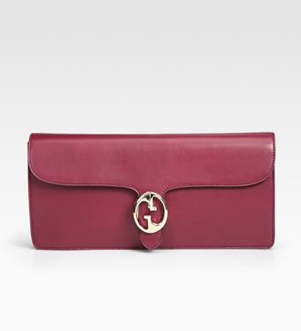 Gucci Leather Clutch - Lyst