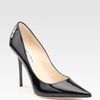 Jimmy Choo Patent Point Toe Pumps in Black - Lyst