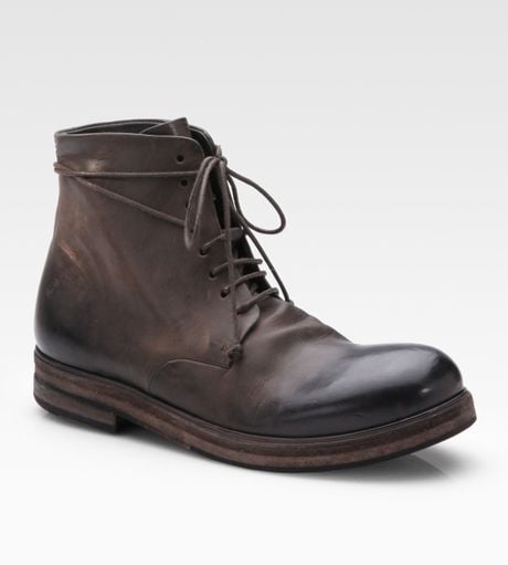 rustic leather boots