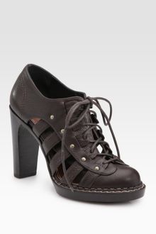 Proenza Schouler Leather Cutout Ankle Boots - Lyst