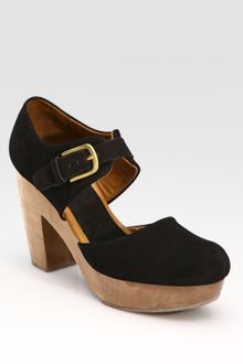 Rachel Comey Carver Suede Mary Jane Sandals - Lyst