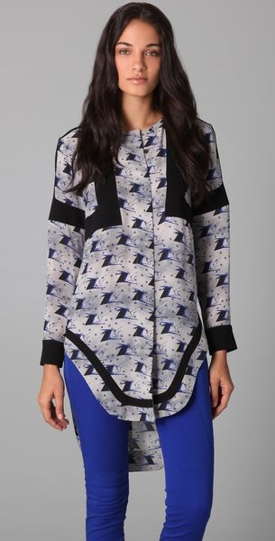 Rag & Bone Juno Blouse - Lyst