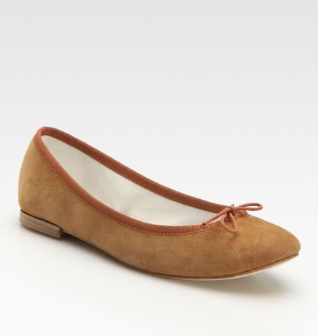 repetto suede ballet flats