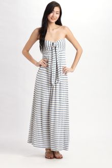 Splendid Chambray-striped Maxi Dress - Lyst