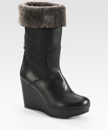stuart weitzman wedge boots